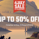 Up to 50% off at REI